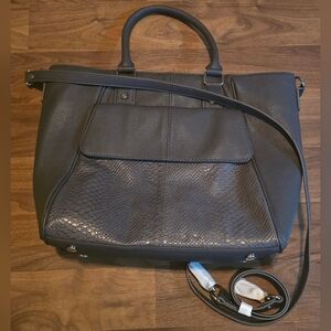 Jewell By Thirty One 31 Gray Tote New With Straps